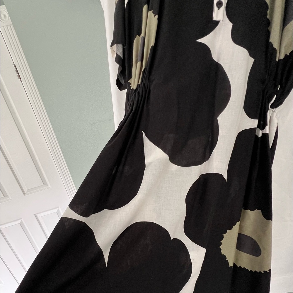 Marimekko Black and White Unikko Dress - Picture 5 of 8